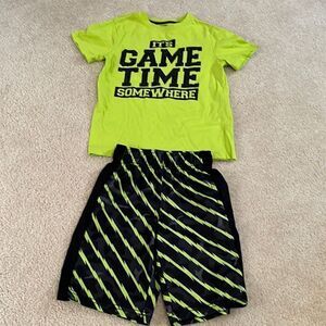 GYMGO BOYS SHIRT AND SHORTS SET